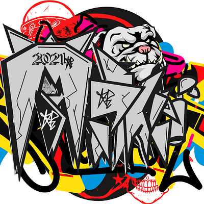 Wildstyle Mike A.R art design graffiti graphic design illustration logo vector
