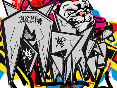 Wildstyle Mike A.R art design graffiti graphic design illustration logo vector