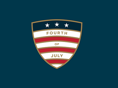Happy Fourth 🇺🇸 america badge design flag fourth of july independence day logo united states