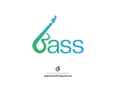 Bass Logo Design Project 3d bass basslogo branding design graphic design guitar guitar icon icon iconiclogo illustration logo logofolio minimal musical logo musicbrand vector