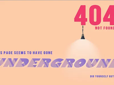 404 animated landing page animation branding design graphic design illustration landingpage motion graphics typography webpage