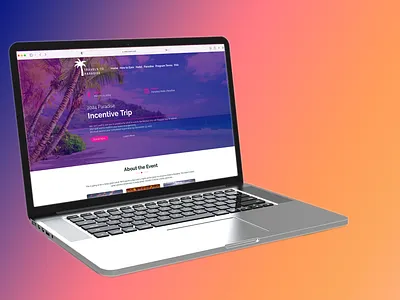 Event Registration Site Header branding cvent event graphic design logo registration ui web design