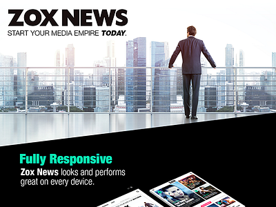 Zox News - Professional WordPress News & Magazine Theme website template