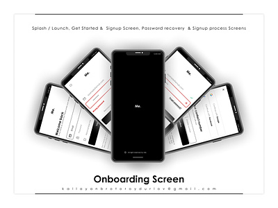 Onboarding Screen's account creation app launch screen app welcome screens authentication methods branding elements interactive tutorials interface prototyping log in screen mobile onboarding password recovery password reset seamless onboarding sign up process user engagement user experience (ux) design user flow user guidance user interface (ui) onboarding user registration visual design