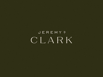 Jeremy Clark Branding color palette custom lettering interior design logo logo design logo development monogram typography