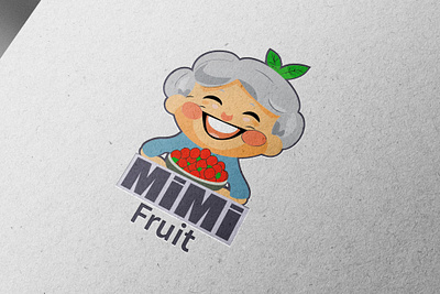 MIMI fruit logo design graphic design illustration logo