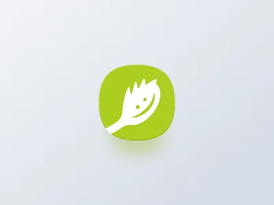 Branding design: food company app brand branding design eating food graphic design green happy healthy idea logo natural spon vector vegetable