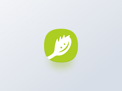 Branding design: food company app brand branding design eating food graphic design green happy healthy idea logo natural spon vector vegetable