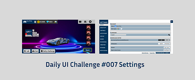 Daily UI Settings 007 behance branding dailyui design dribble graphic design illustration logo ui ui uiux uidesign ux vector