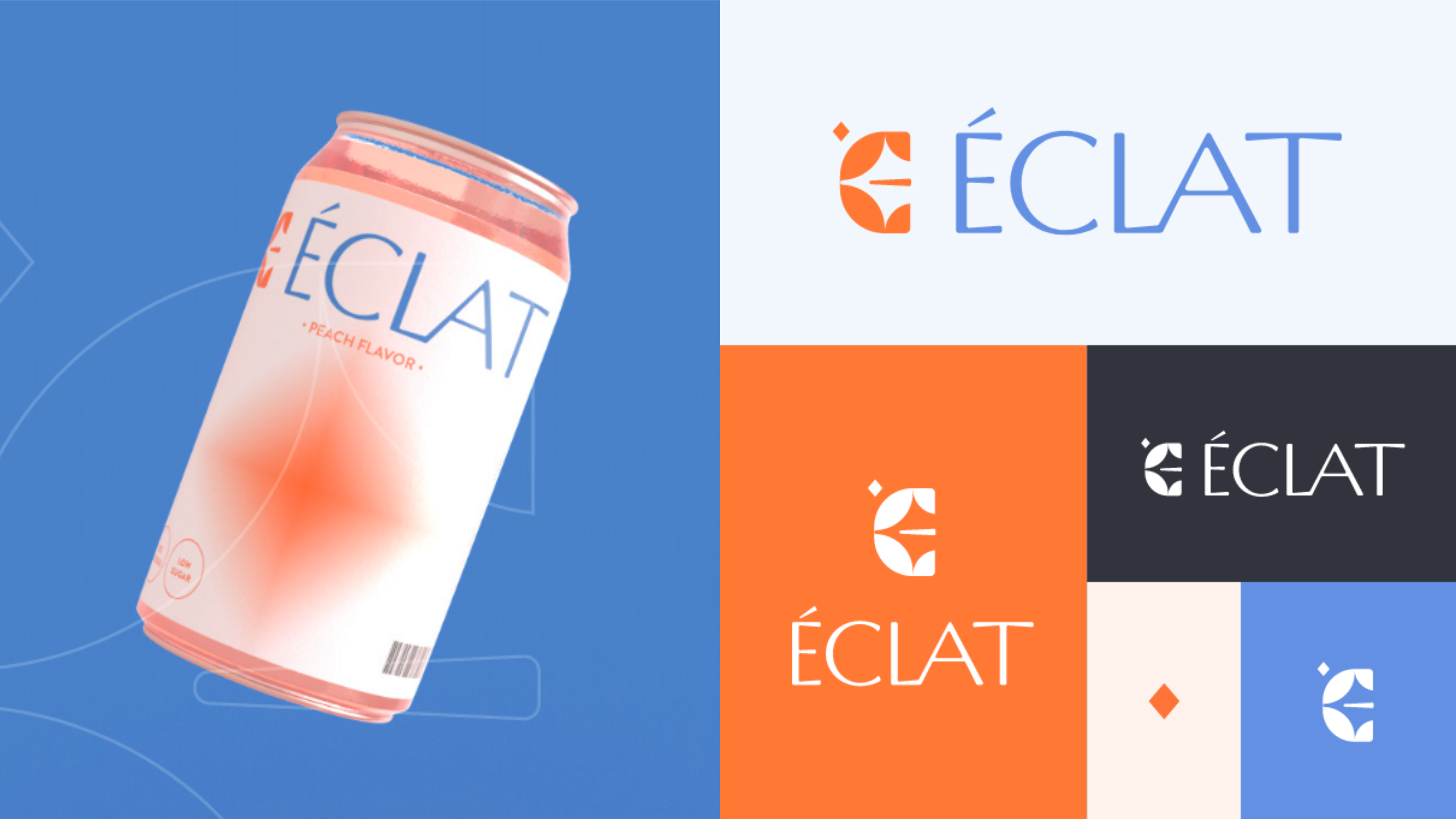 ECLAT • Logo design brand branding brandmark concept energydrink identity logo luxury modern typography