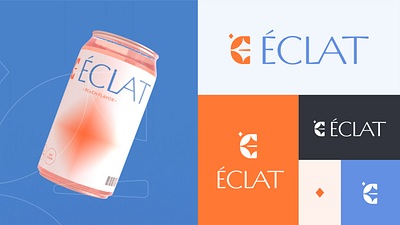 ECLAT • Logo design brand branding brandmark concept energydrink identity logo luxury modern typography