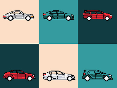 Pixel Cars audi automotive bmw european mercedes pixel pixel cars pixelart porsche volvo vw