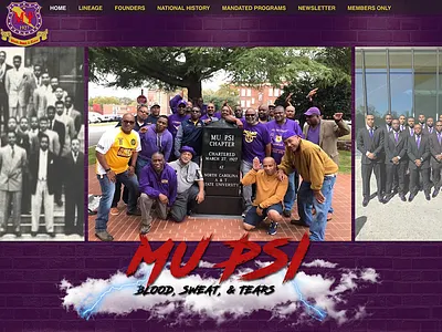 Fraternity Website Design divine9 fraternity graphic design hbcu illustration website website design