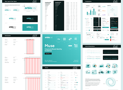 Muse Design System branding design illustration logo ui web