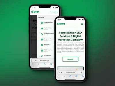 Marketing Website Mobile Landing Page design figma landing page marketing mobile mobile web ui uiux uiuxdesign web mobile