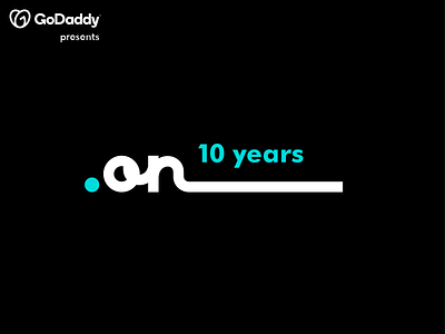 GoDaddy Anniversary Logo 10 years online anniversary anniversary logo contest godaddy godaddy 10 years online godaddy 10 years online contest godaddy anniversary godaddy anniversary logo godaddy contest godaddy logo godaddy ten years online graphic design logo logo design minimalist minimalistic web domains