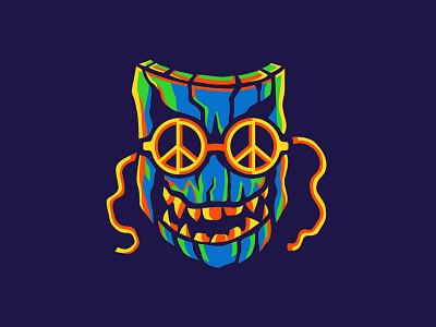 The Mask design graphic design illustration illustrator mask peace vector