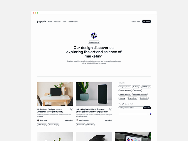 Blog Page designs, themes, templates and downloadable graphic elements ...