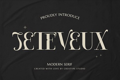 Jeteveux Modern Serif elegant