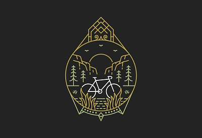 Bike to Nature 2 bicycle bike cycle cycling decorative downhill geometric mountain bike nature ornament ornate outdoor race ride sport summer symmetry transportation vintage wilderness
