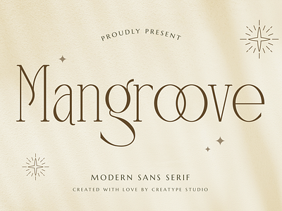 Mangroove Modern Serif elegant