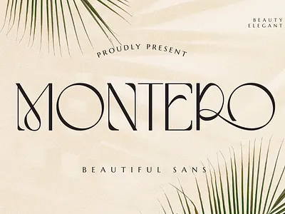 Montero Beautiful Sans package