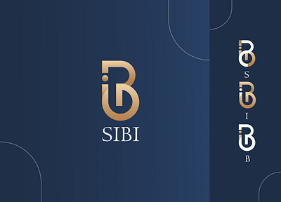 SIBI Identity bold minimalism logo branding company dark blue elegant font logo for logo design logo logo design logo design business logo for design company luxury simple