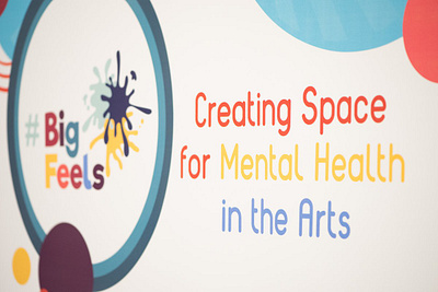 #BigFeels - Making Space for Mental Health & the Arts Symposium branding design graphic design illustration logo logo design mental health poster design vector vector art