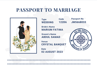 passport wedding card (inner-right)