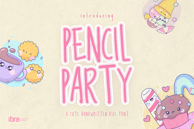 Pencil Party – Natural Handwritten Font beautiful