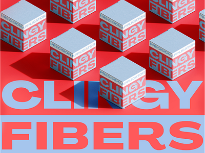 Clingy Fibers Brand Overview - Logo and Packaging blue branding design fun graphic design illustration logo loud packaging pink typography