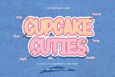 Cupcake Cuties – A Lovely Handwritten Font font