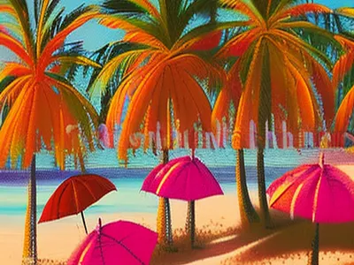 Beach_Day aesthetic beach branding graphic design illustration summer