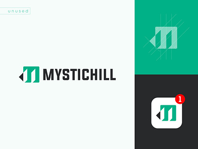 Modern, Minimalistic MYSTICHILL Logo Design a b c d e f g h i j k l m app icon brand guidelines brand identity branding creative icon logo logo design logo mark logos m logo minimal n o p q r s t u v w x y z popular professional logo typography unique vector visual identity