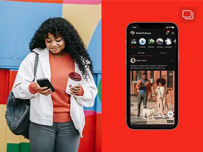 Vodacom - Social Media Interface branding clean design clear design design facebook landing page likes mobile app mobile design mobile ui posts repost sharing social media social platform twitter ui design user interface visual elements visual identity