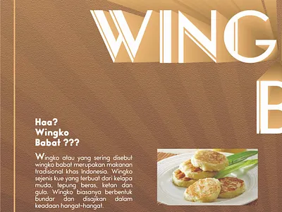Ensiklopedia Wingko Babat design graphic design idea vector