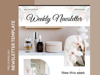 Weekly Newsletter Free Google Docs Template design doc docs document google ms newsletter newsletters print printing template templates weekly word