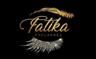 Fatika Lashes branding design graphic design illustration logo vector