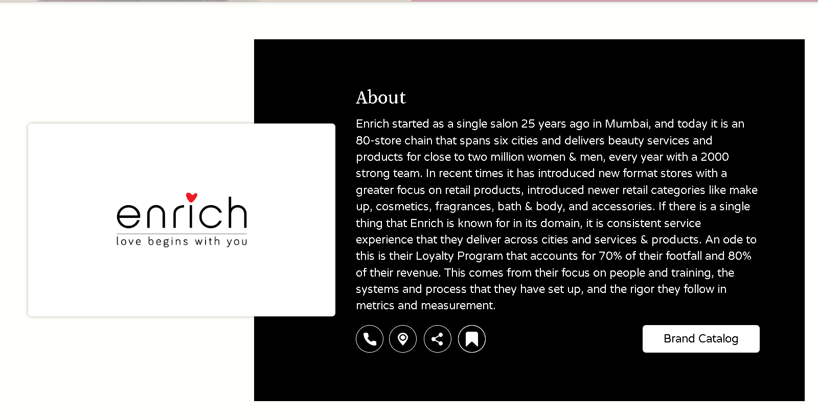 Enriching experience at Enrich Salon Mumbai by Yash on Dribbble