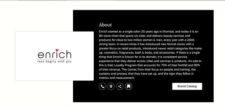 Enriching experience at Enrich Salon Mumbai by Yash on Dribbble