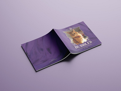 A Memorial Book for a Beloved Pet book design book layout square book design typography