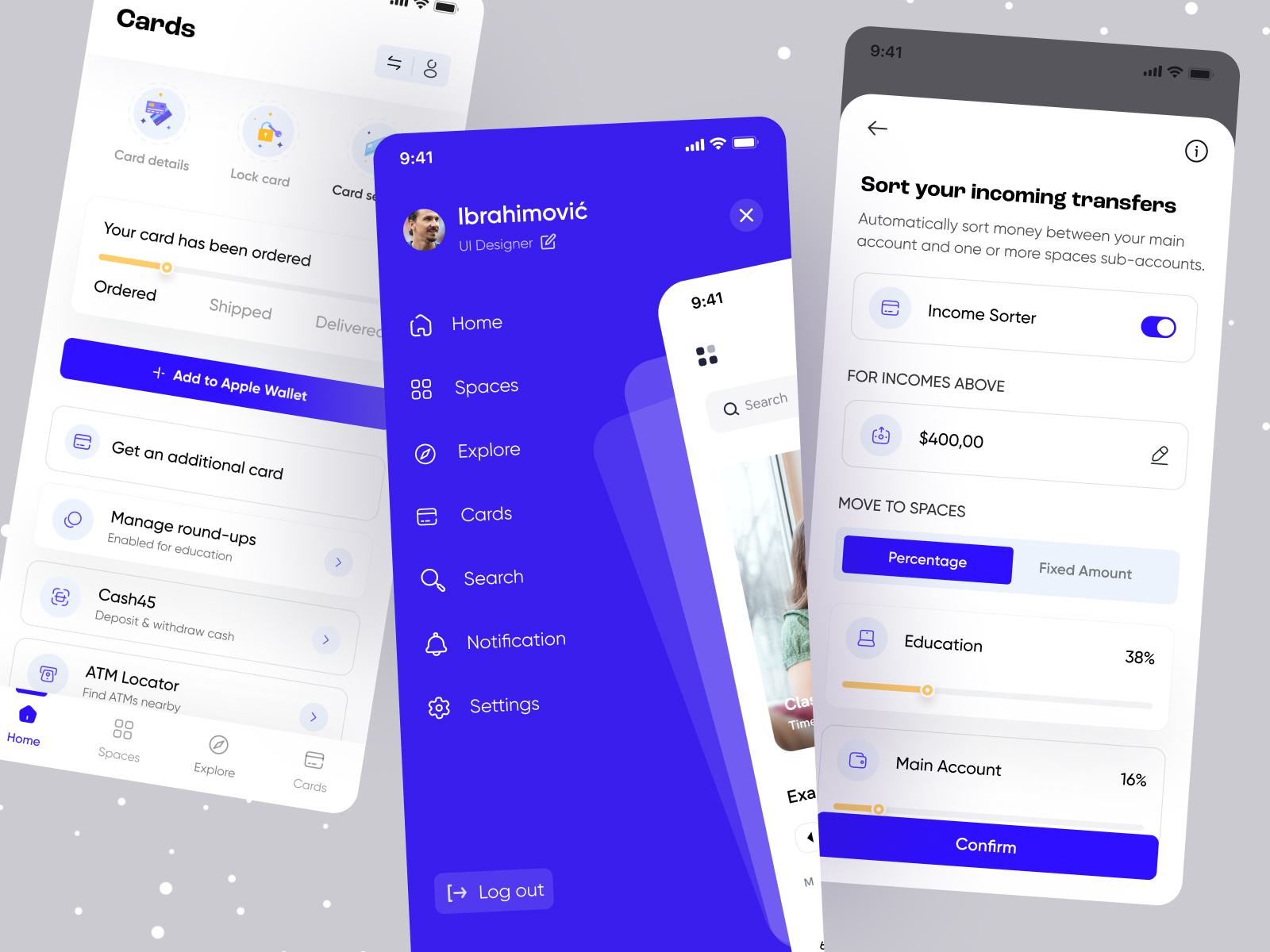 Fintech App UI by Ofspace UX/UI on Dribbble