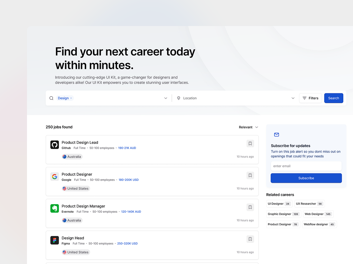 Stratis UI - HR by Monty Hayton on Dribbble
