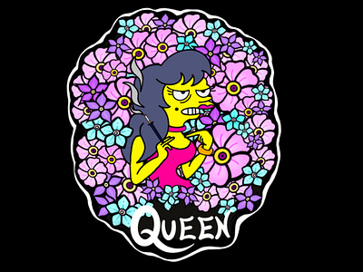 Queen Of The Harpies animation cartoon cartoon character digital drawing fanart graphic art graphic design illustration lowbrow art pop art queen royal tattoo art