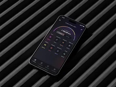 💸 Finance tracker / Case study app design dark app dark mode finance tracker financial mobile app ui