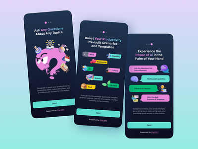 AI Companion ai android app chatgpt design ios mobile ui ux