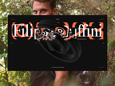 Filippo Ruffini Portfolio 3d animation awwwards branding design fonts graphic design portfolio threejs typography ui ux webgl