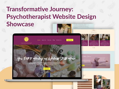 Transformative Journey: Psychotherapist Website Design Showcase banner branding counselling design graphic design illustration logo massage therapist psychotherapist psychotherapy ui uiux ux web design