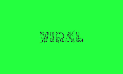 Viral Logo brand clean cold connection corona design font icon identity logo mark pandemic popular sick spread symbol typeface viral virus wordmark