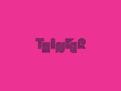 Thinker Logo brain brand clean connection design flow font icon identity letters line logo mark smart symbol think typeface typography wordmark